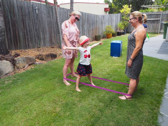 family fun - backyard elastics