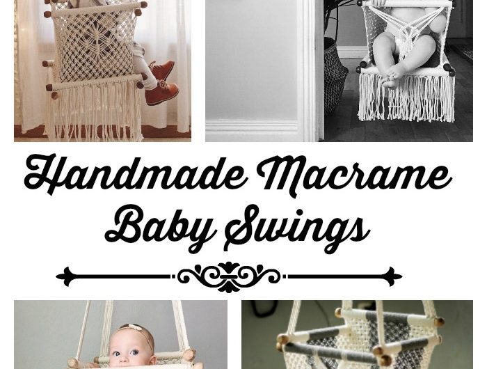 Beautiful Handmade Macrame Baby Swings and Hammocks!