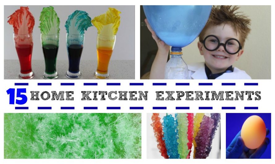 15 FUN Kitchen Experiments to do with kids!