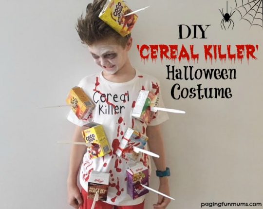 Diy Cereal Killer Halloween Costume Paging Fun Mums 3397