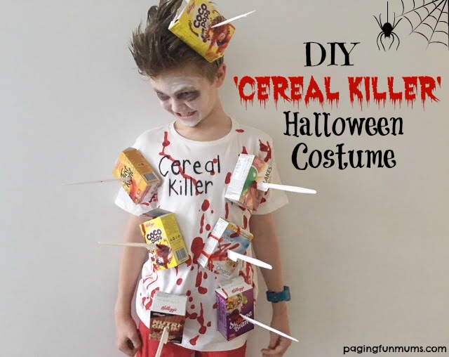 DIY ‘Cereal Killer’ Halloween Costume