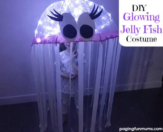 Glow in the dark Kids Jellyfish Costume