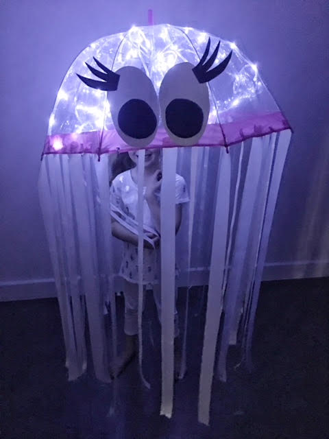 DIY Jellyfish Costume  Jellyfish halloween costume, Jellyfish