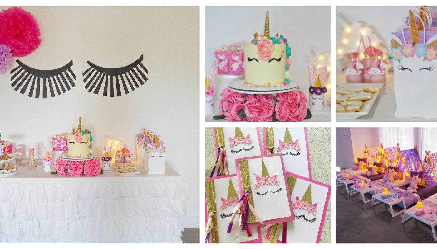 Unicorn Themed Birthday Party Ideas