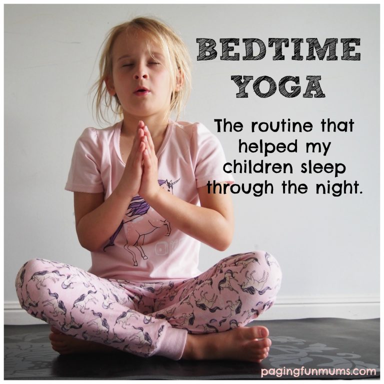 Bedtime Yoga - the routine that helped my children sleep through